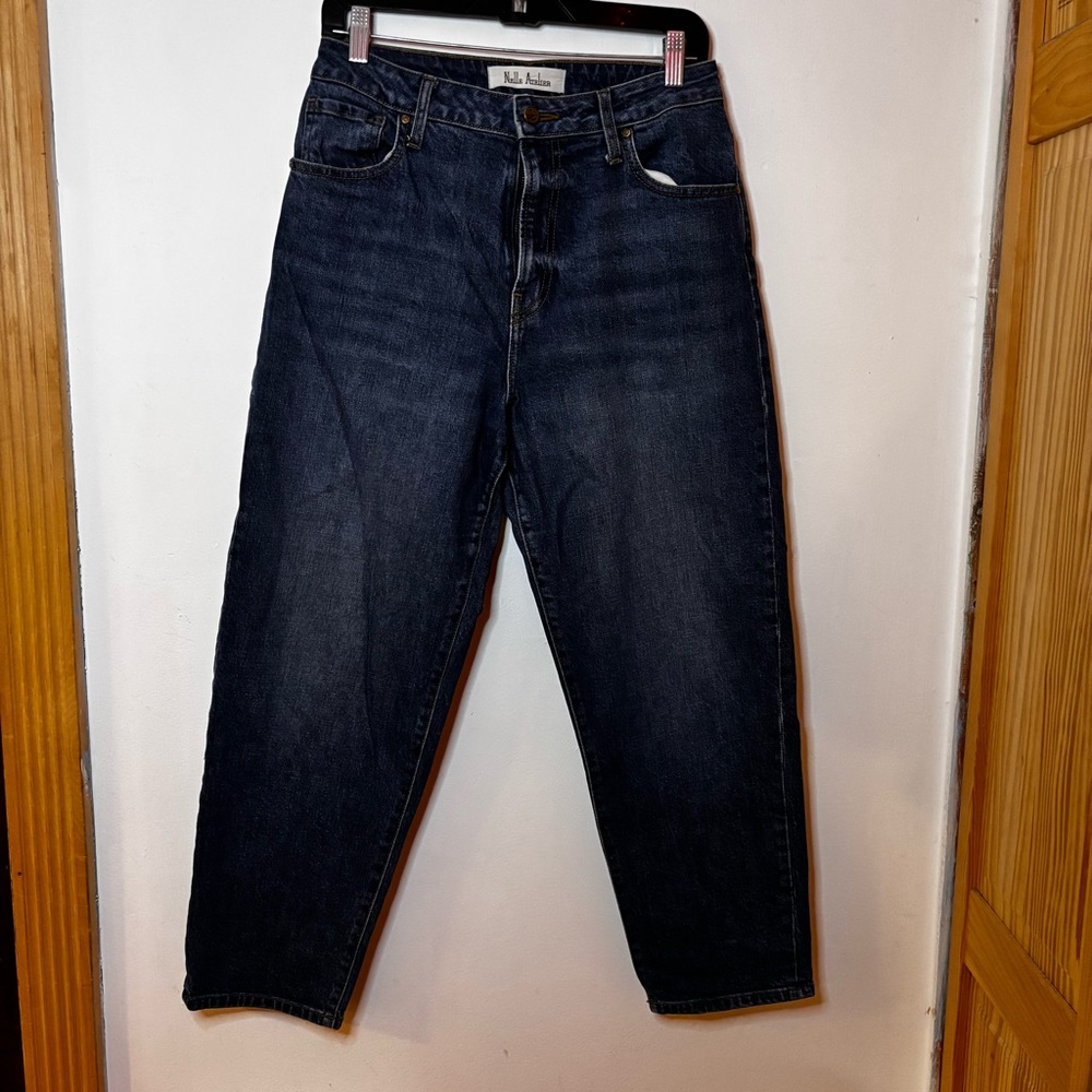 Nelle Atelier The Straight Women’s Classic Blue Denim Jeans Size 28 (4)